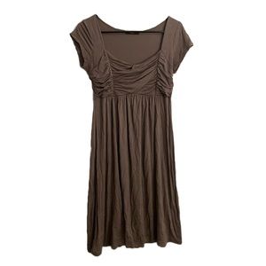 Brown Flowy Tshirt Dress Size M